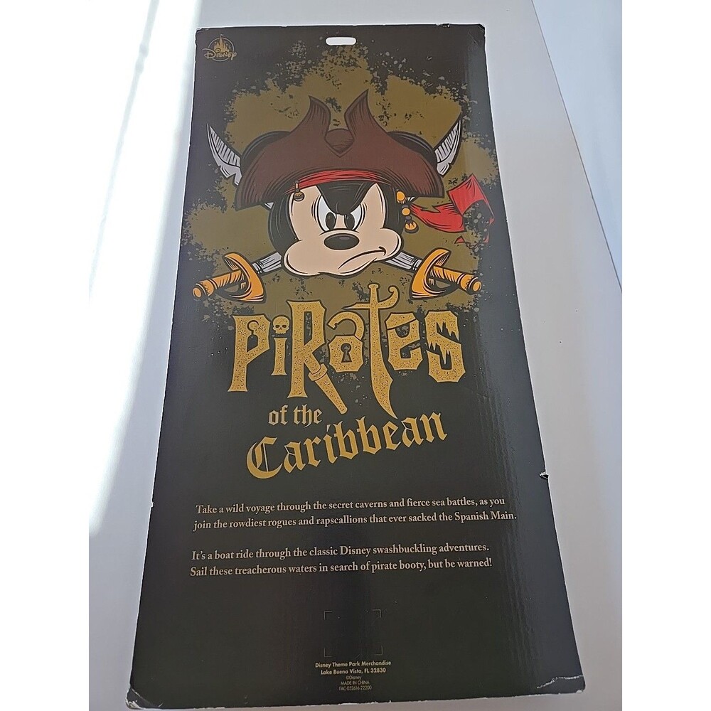 Walt Disney World Pirates of the Caribbean Captain Playset NEW Patch Sword Hook - Picture 8 of 9